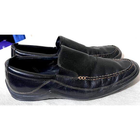 Cole Haan Men's slip on loafers shoes casual black leather 11.5 M - Picture 1 of 8
